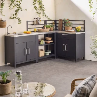 sweeek Buitenkeuken 4-delige unit