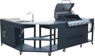 sweeek Gasbarbecue Rochefort L2465xB187xH112 cm