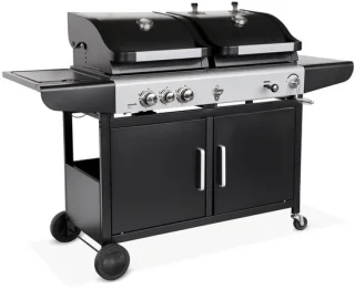 Sweeek Marsac: flexibele 2-in-1 gas- en houtskoolbarbecue voor thuisgebruik