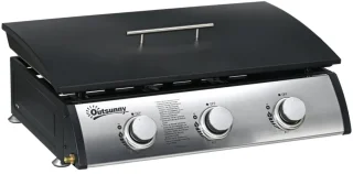 De Tafelmodel Gasbarbecue Zwart/Zilver in één oogopslag