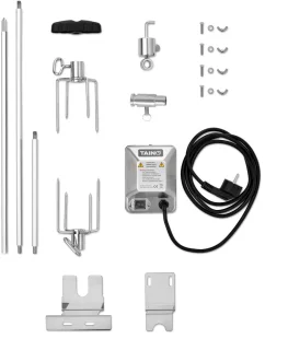 TAINO Black 2+1 gasbarbecue