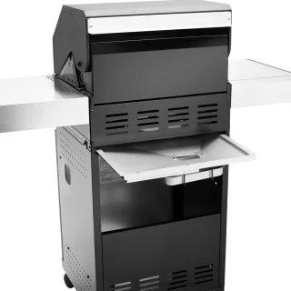 TAINO Black 2+1 gasbarbecue