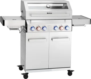 Taino Platinum Yamara 4+2 gasbarbecue (grillwagen)