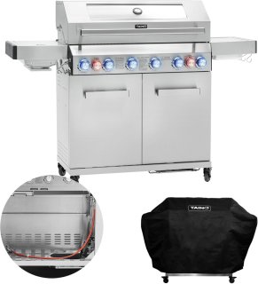 De TAINO PLATINUM YAMARA 6+2 Gasgrill in één oogopslag