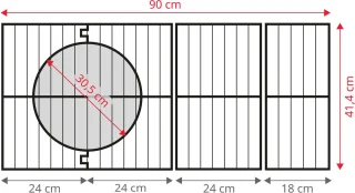 TAINO Platinum Yamara Dark gasgrill