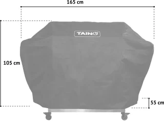 TAINO Platinum Yamara Dark gasgrill