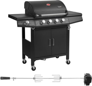 De TAINO RED 4+1 gasgrillset in één oogopslag