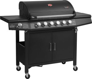 De TAINO RED 6+1 gasbarbecue in één oogopslag