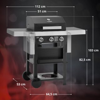 Wat vinden we goed aan de TAINO WABAYA gasgrillwagen