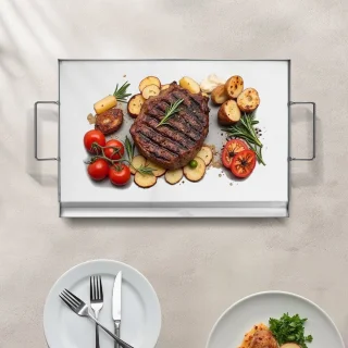 Teppanyaki Grillplaat RVS 58,5 x 36,5 cm