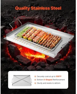 Teppanyaki Grillplaat RVS 58,5 x 36,5 cm