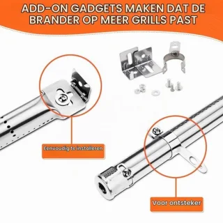 Universele verstelbare brander, 3 stuks