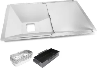 Universele vetbak 38-65 cm voor gasgrill