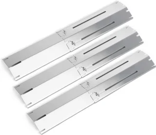 Verstelbare RVS-grillplaat - 3 stuks