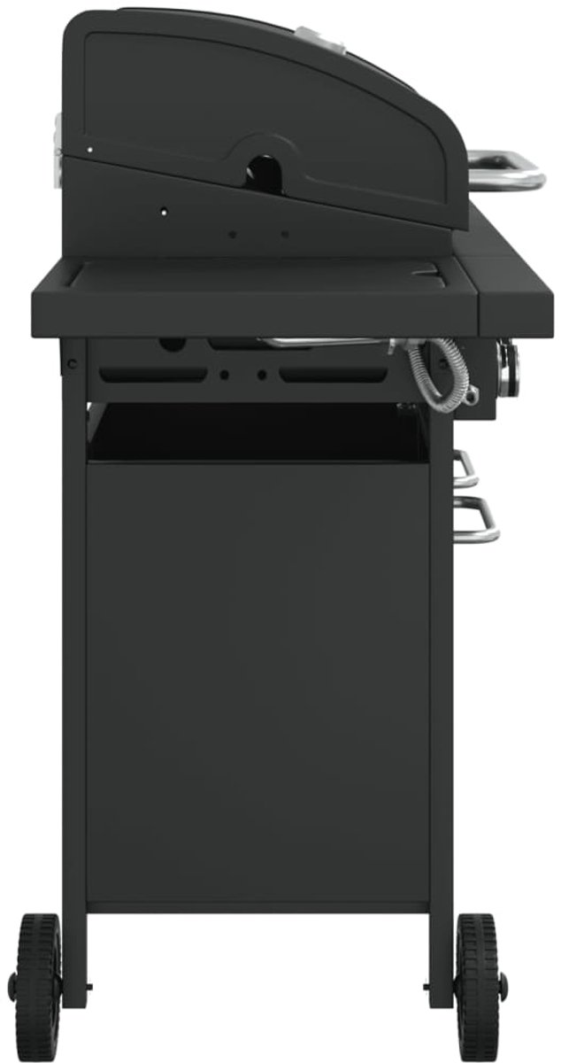 Wat vinden we goed aan de vidaXL Gasbarbecue 5 Branders Zwart Gepoedercoat Staal