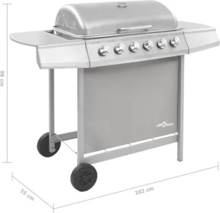 vidaXL Gasbarbecue