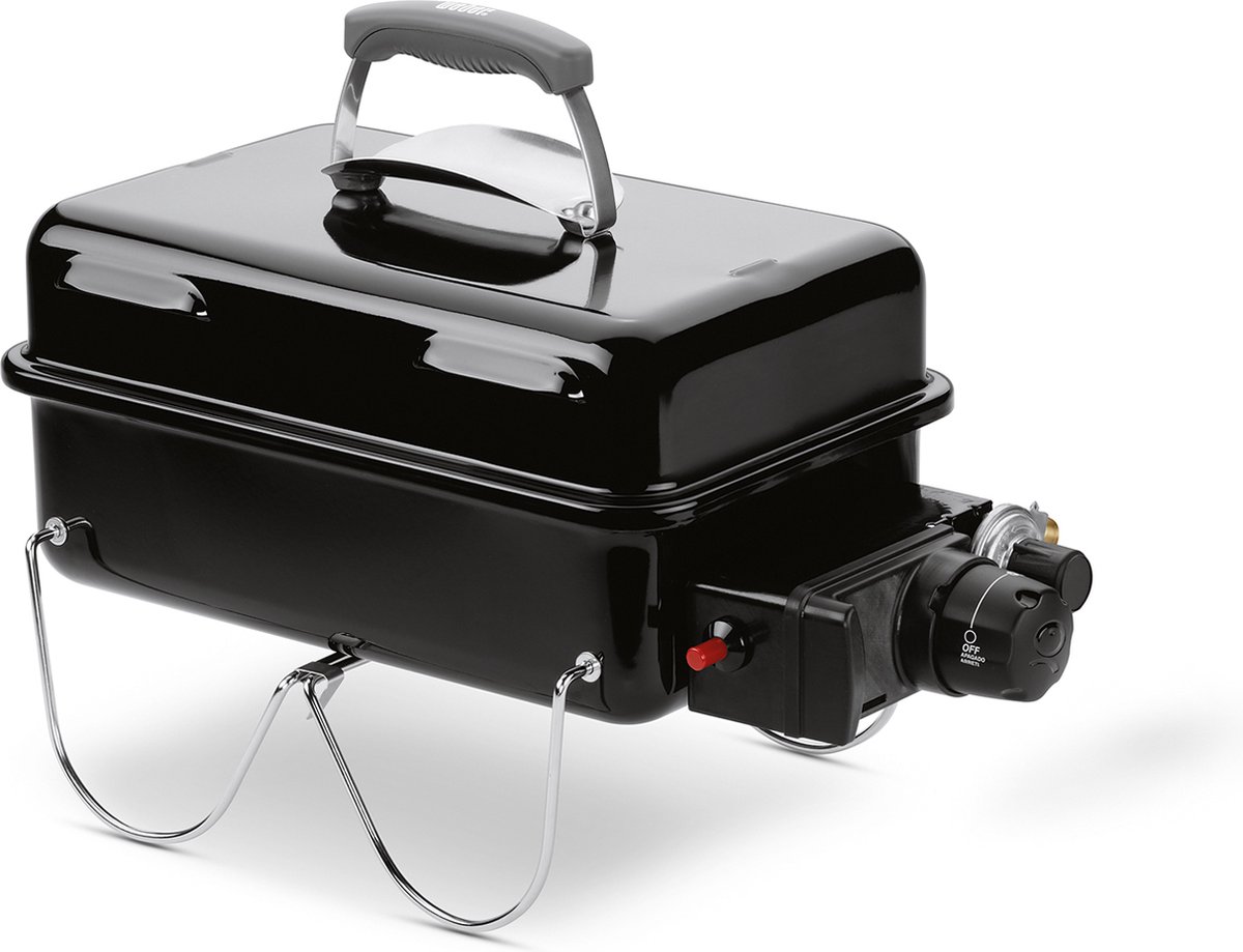 De Weber Go-Anywhere Gas Barbecue Zwart in één oogopslag