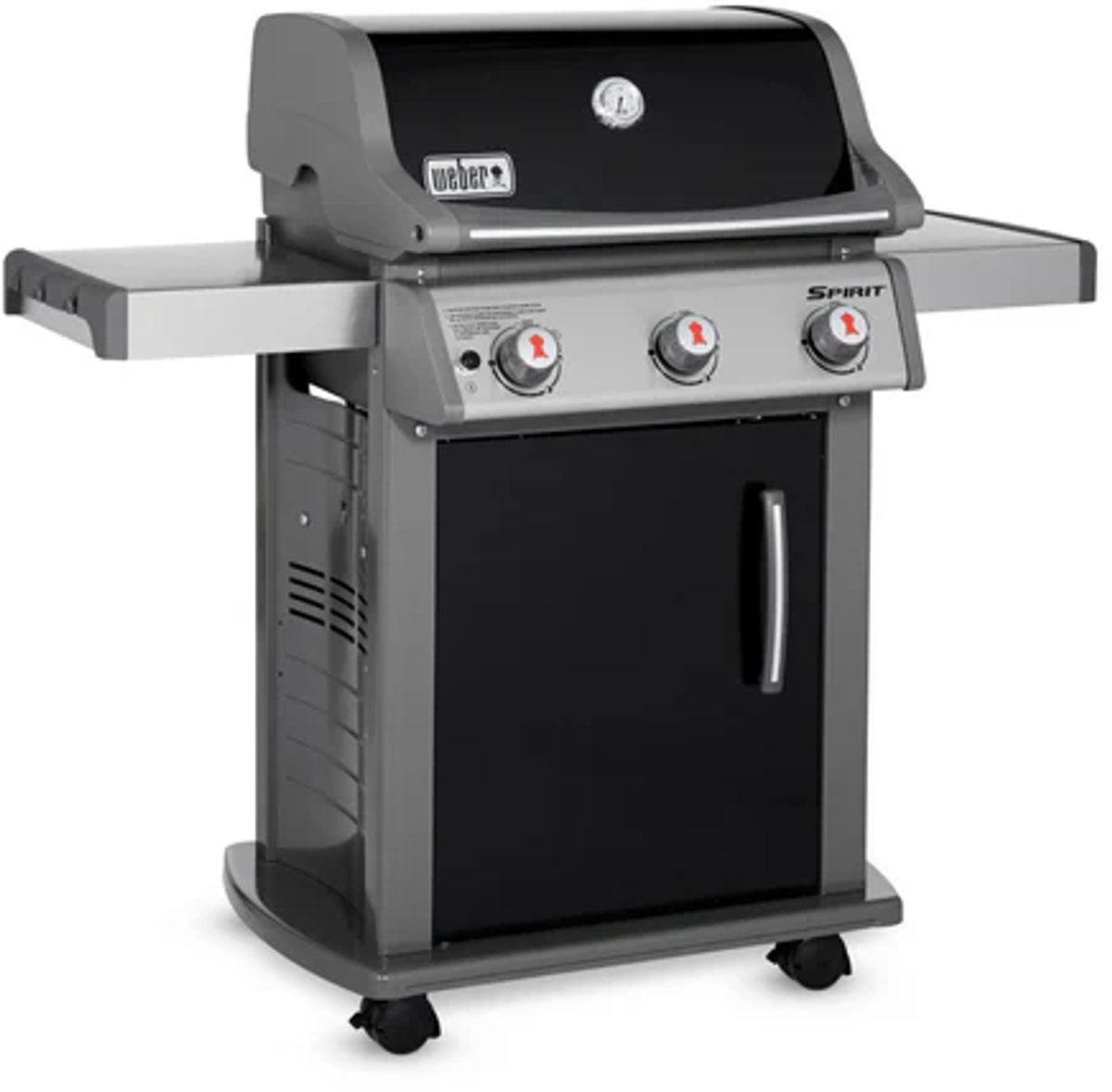 De Weber Spirit E-310 LP BBQ zwart in één oogopslag