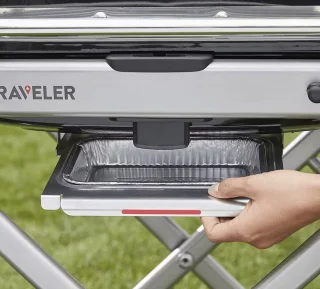 Weber Traveler Gasbarbecue Zwart
