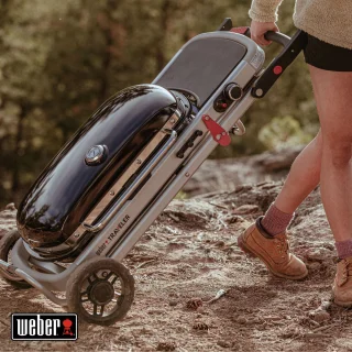Weber Traveler Gasbarbecue Zwart
