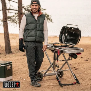 Weber Traveler Gasbarbecue Zwart