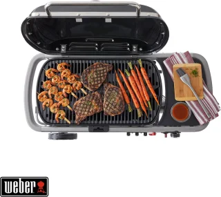 Weber Traveler Gasbarbecue Zwart