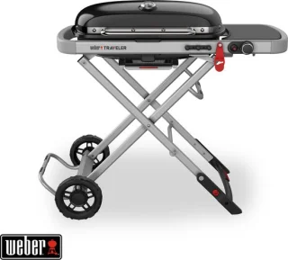 Weber Traveler Gasbarbecue Zwart