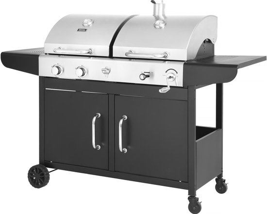 Flexibele 2-in-1 barbecue voor grote gezelschappen