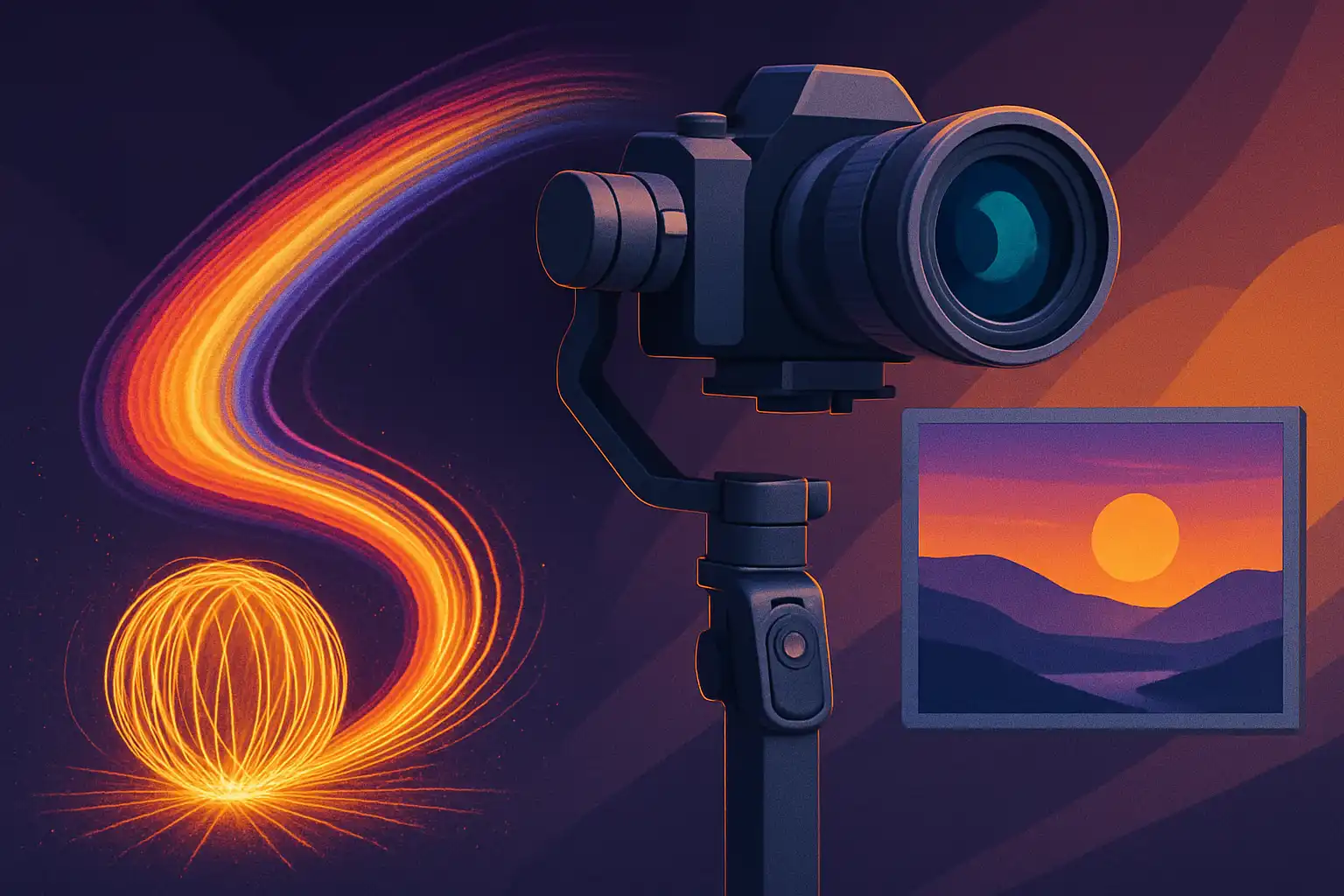 Creatieve fotografietricks met je gimbal: long exposures, light painting en scherpe panorama's