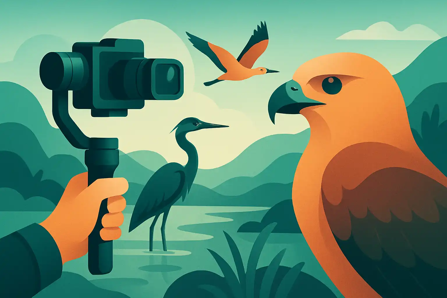 Gimbal in het wild: zo film je adembenemende wildlife- en vogelvideo's