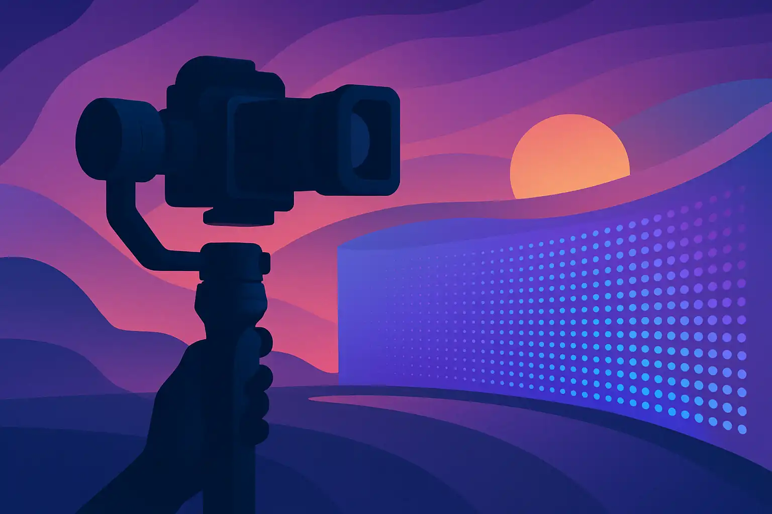 Gimbals en virtual production: zo werk je vloeiend op led-stages met een handheld