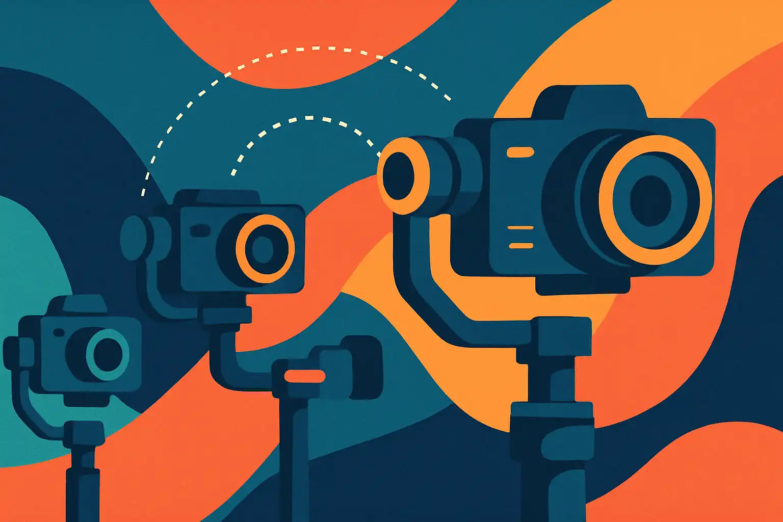 Multi-gimbal shoots: zo synchroniseer en plan je perfecte multicamera-producties