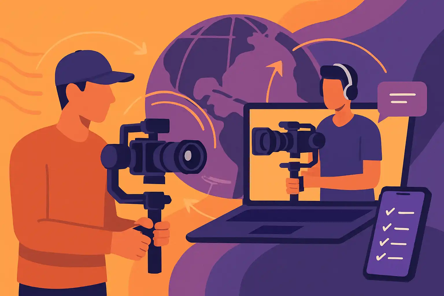 Remote gimbal-producties: zo coördineer je een pro-shoot met operators op afstand