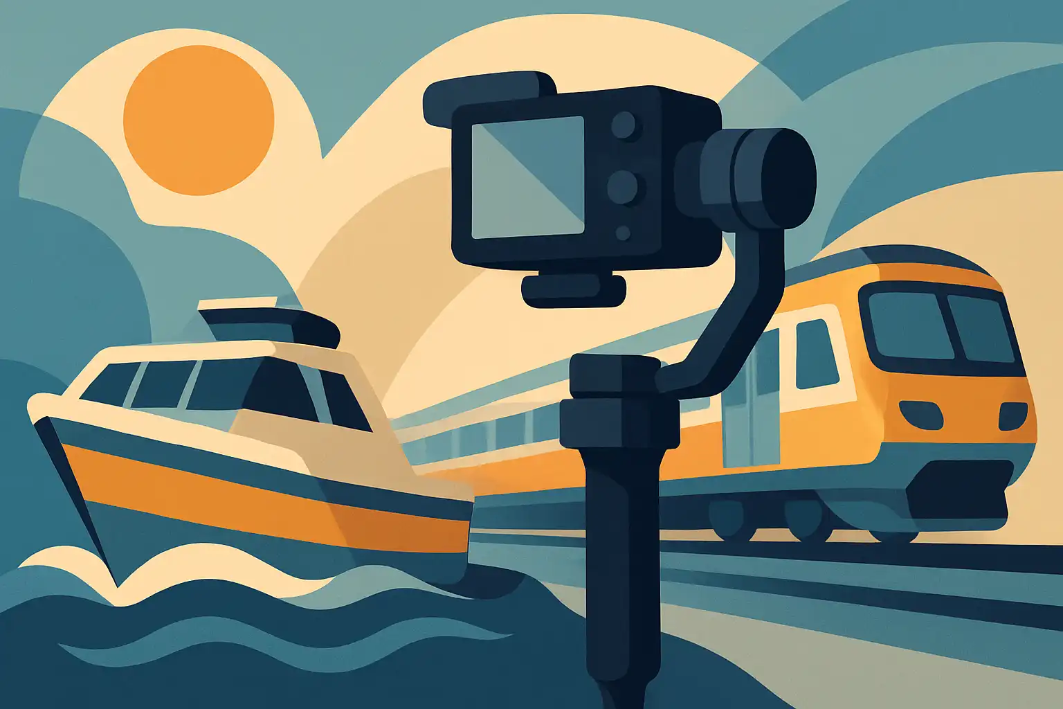 Zo film je soepel op boten en treinen: gimbal-technieken voor bewegende platformen