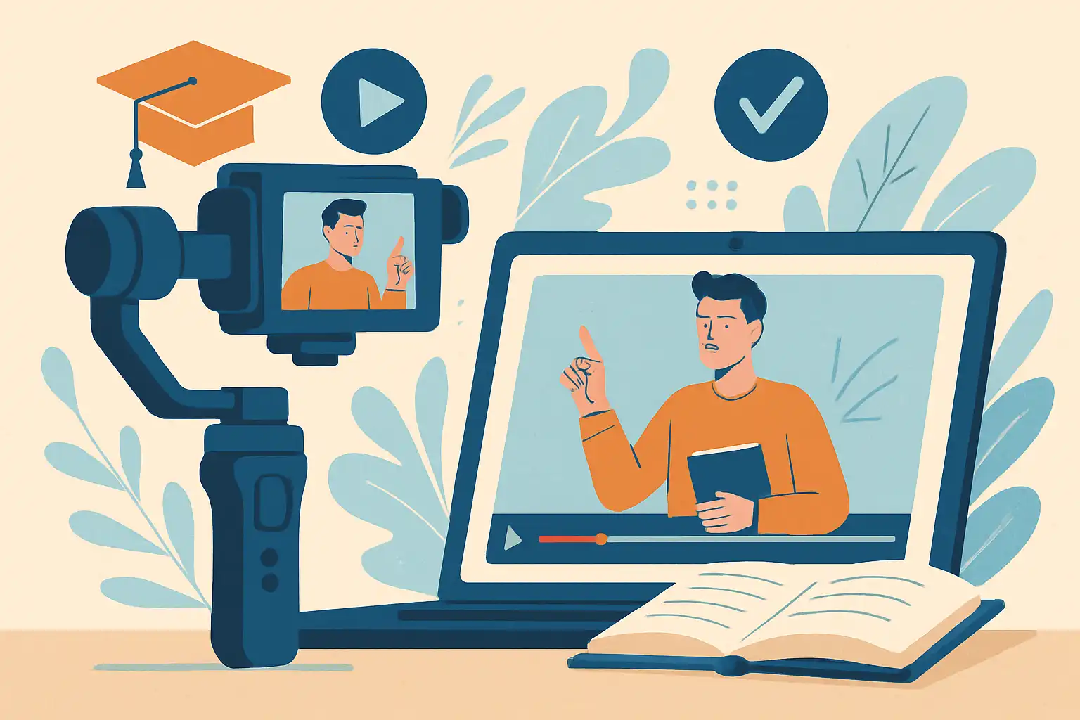 Zo gebruik je een gimbal om online cursussen te filmen die studenten echt afkijken