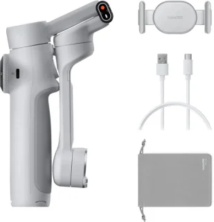 Insta360 Flow 2 Standard Bundle - Stone Gray - Deep Track 4.0 - Selfiestick