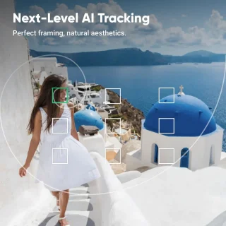 Insta360 Flow 2 Pro AI Tracker Bundle - Stone Gray - AI tracker - Selfiestick