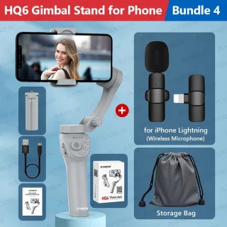 3-assige Handheld Gimbal voor Smartphone