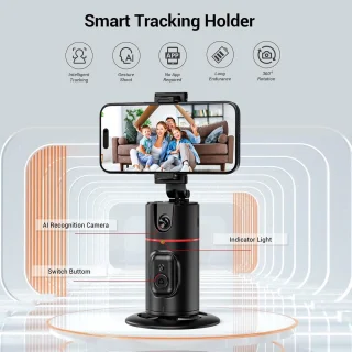 AnyPrice Telefoonhouder Gimbalstatief Zwart