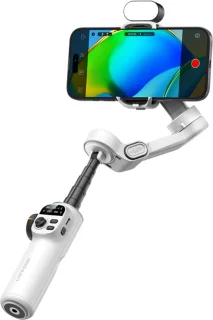 AOCHUAN X2 gimbal met RGB-verlichting (wit)