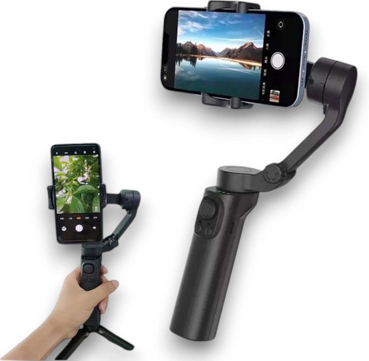 De Artic Smartphone Gimbal 3-Assig Zwart in één oogopslag