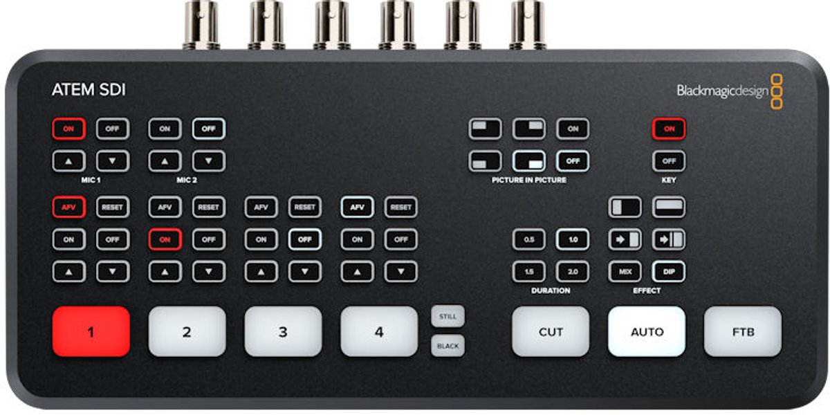 De Atem SDI Mixer in één oogopslag