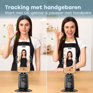 Audyn Smartphone Gimbal - Selfiestick Zwart