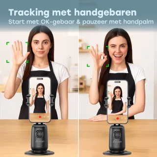 Audyn Smartphone Gimbal - Selfiestick Zwart