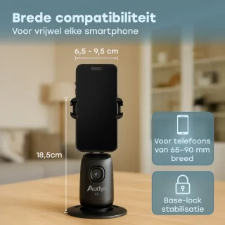 Audyn Smartphone Gimbal - Selfiestick Zwart