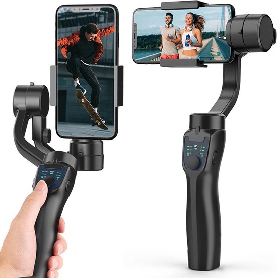 Carlovo Selfiestick Gimbal Zwart voor Smartphones review