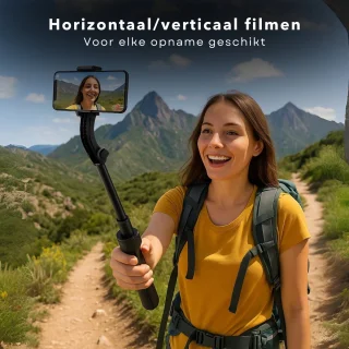 Cheqo® Gimbal Selfie Stick - Smartphone Stabilisator