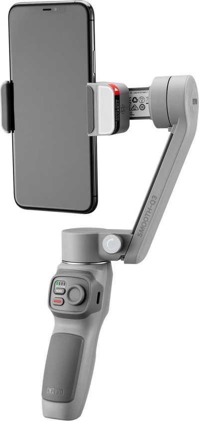 DrPhone SmoothGrip 3-Assige Smartphone Gimbal Light Grey review