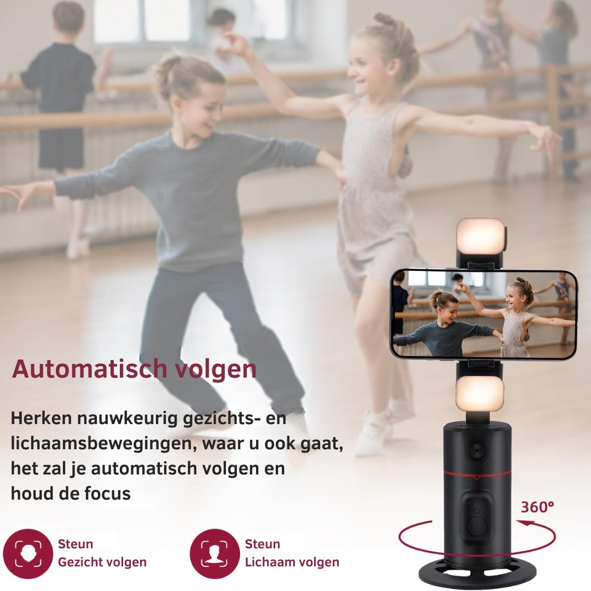 Wat vinden we goed aan de Gimbal draagbare inklapbare stabilisator smartphone zwart