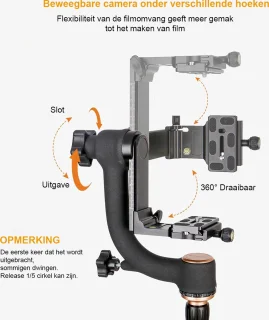 Gimbal Hoofd Telephoto-lenzen Professioneel Stabilizer